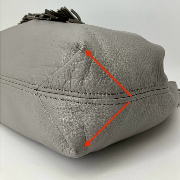 MICHAEL KORS Gray Camden Drawstring Hobo Shoulder Bag - Picture 10 of 16